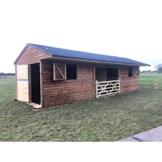 Apex Stable/Barn/Shelter36ft x 12ft. Price on enquiry