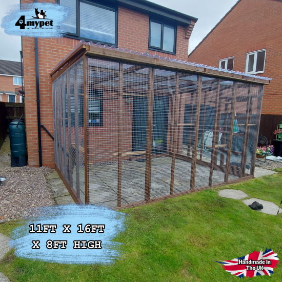 11ft x 16ft x 8ft High Catservatory Catio