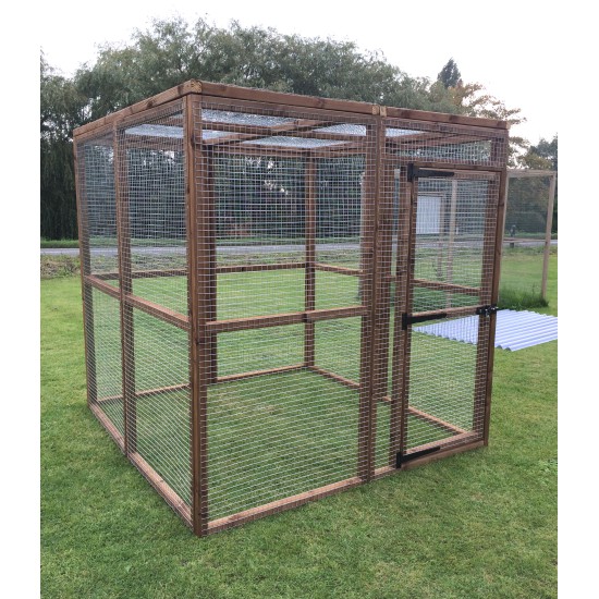 6FT x 6FT Run 16G Fox / Dog Proof Run Cat Safe Pen - 6 x 6 x 6 16G 1