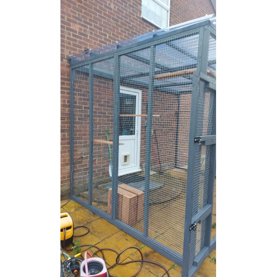 Catio Three sided lean to 8ft x 6ft x 7.5ft tall