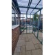  6ft x 9ft x 7ft5" Catio / Cat Lean to Waterproof Roof Painted Blue