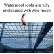 Blue Waterproof 16G Outdoor 6ft x 6ft Animal Rabbit Chicken Dog Pen