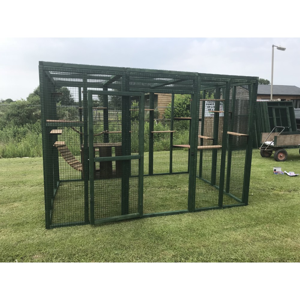 PVC Cat Play Pen 6ft x 9ft - 694green