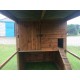 Cat Run with Raised Sleeping Box 6ft x 12ft 