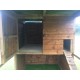 Cat Run with Raised Sleeping Box 6ft x 12ft 