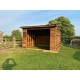 12ft x 12ft Animal  Horse Field Shelter / Stable - Options of Skids, Overhang, Kickboards, Doors & More