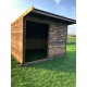 12ft x 12ft Animal  Horse Field Shelter / Stable - Options of Skids, Overhang, Kickboards, Doors & More