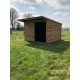 12ft x 12ft Animal  Horse Field Shelter / Stable - Options of Skids, Overhang, Kickboards, Doors & More