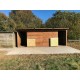 24ft x 12ft Animal Horse Field Shelter / Stable - Options of Skids, Overhang, Kickboards, Doors & More