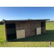 24ft x 12ft Animal Horse Field Shelter / Stable - Options of Skids, Overhang, Kickboards, Doors & More