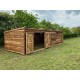 36ft x 12ft Animal Horse Field Shelter / Stable - Options of Skids, Overhang, Kickboards, Doors & More