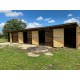 48ft x 12ft Animal Horse Field Shelter / Stable - Options of Skids, Overhang, Kickboards, Doors & More